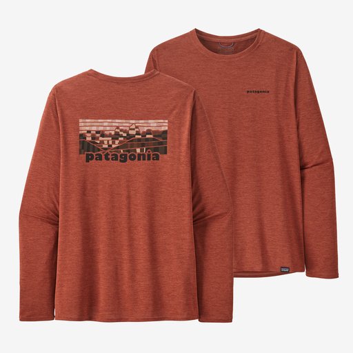 Patagonia Men's Long-Sleeved Capilene Cool Daily Graphic Shirt Mens Shirts- Fort Thompson
