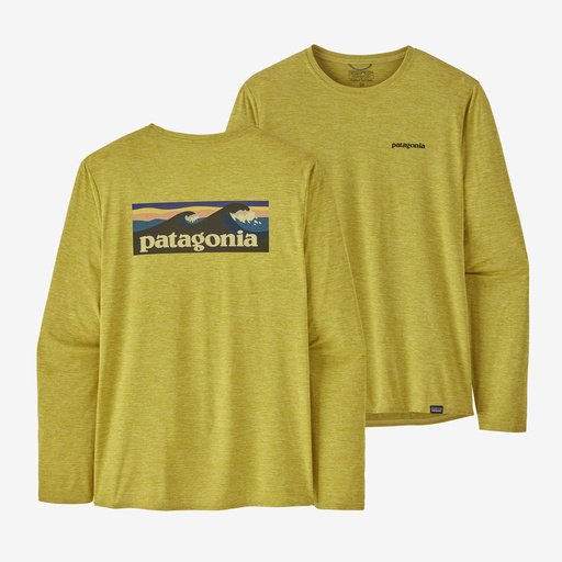 Patagonia Men's Long-Sleeved Capilene Cool Daily Graphic Shirt - Waters Mens Shirts- Fort Thompson