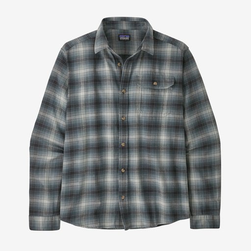 Patagonia Men's Long-Sleeved Cotton in Conversion Lightweight Fjord Flannel Shirt Mens Shirts- Fort Thompson