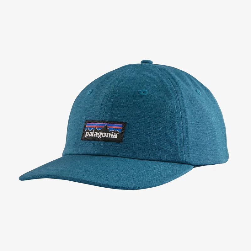 Load image into Gallery viewer, Patagonia P-6 Label Trad Cap in the color Steller Blue.
