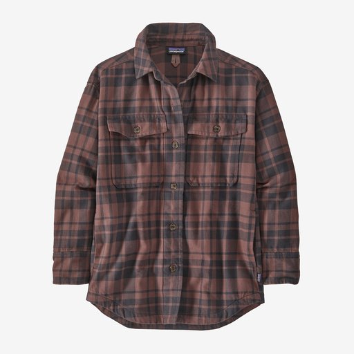 Patagonia Women's Heavyweight Fjord Flannel Overshirt Womens Shirts- Fort Thompson