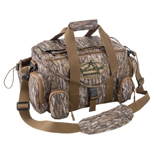 Rig'Em Right Shell Shocker Blind Bag Mossy Oak Bottomland 080-BL Hunting Bags- Fort Thompson