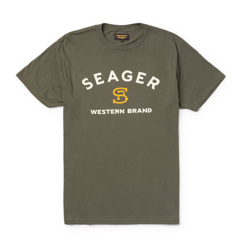 Load image into Gallery viewer, Seager Branded Short Sleeve Tee Mens T-Shirts- Fort Thompson
