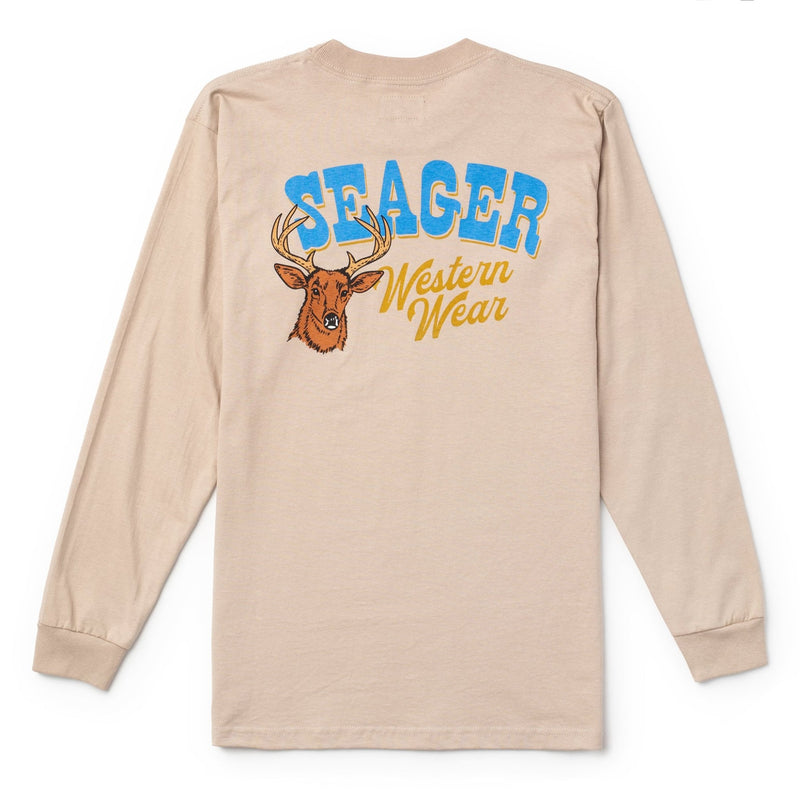 Load image into Gallery viewer, Seager Pointer Long Sleeve Tee Mens T-Shirts- Fort Thompson
