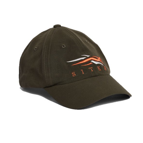 Sitka Traverse Cap in the color Deep Lichen featuring the Sitka Gear logo.