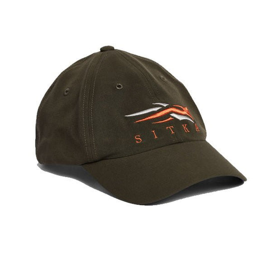 Sitka Traverse Cap in the color Deep Lichen featuring the Sitka Gear logo.