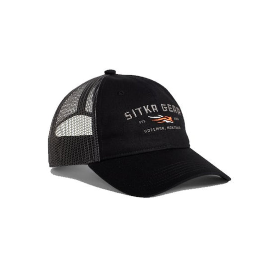 Sitka Wordmark Lo Pro Trucker Hat Mens Hats- Fort Thompson