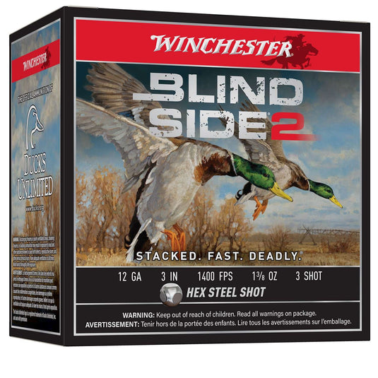 Winchester Blind Side 2 12 GA 3` 1 3/8 OZ