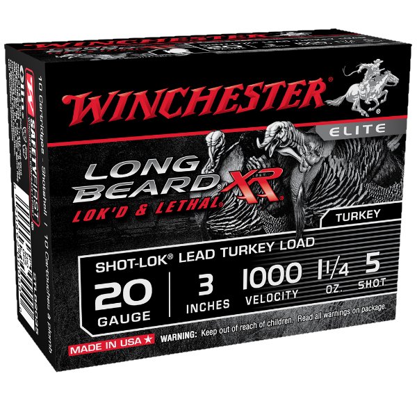 Load image into Gallery viewer, Winchester Long Beard XR Turkey Load STLB2035 20 Gauge Shells 3&#39;&#39; #5 Turkey Loads- Fort Thompson
