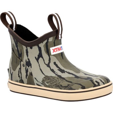 Xtratuf Kid's Ankle Deck Boot in the color Bottomland.