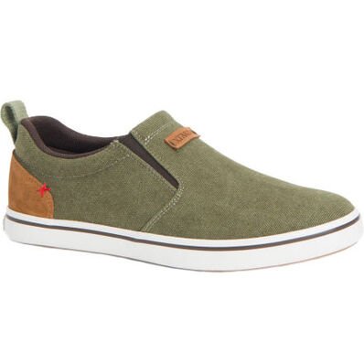 Xtratuf Men's Canvas Sharkbyte Deck Shoe Slip On- Fort Thompson