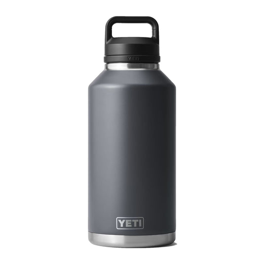YETI Rambler 64 OZ Bottle in the color Charcoal.