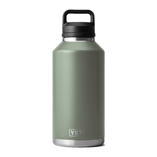 YETI Rambler 64 OZ Bottle in the color Camp Green.