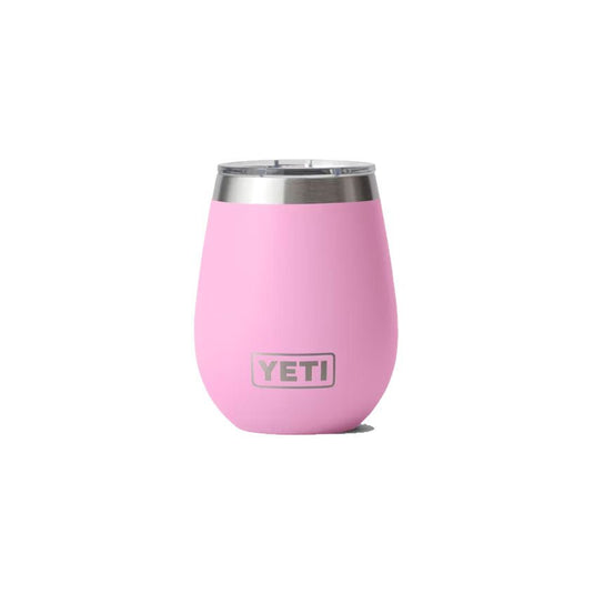 YETI Rambler 10oz Wine Tumbler in the color Power Pink.