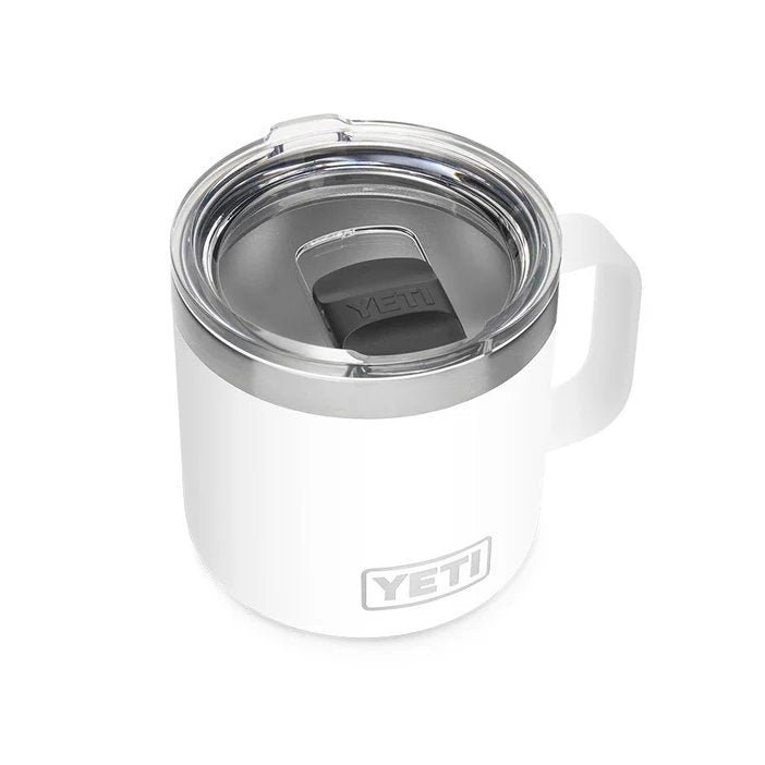 Load image into Gallery viewer, YETI Rambler 14 OZ Mug With Magslider Lid in the color White

