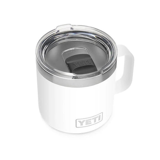YETI Rambler 14 OZ Mug With Magslider Lid in the color White