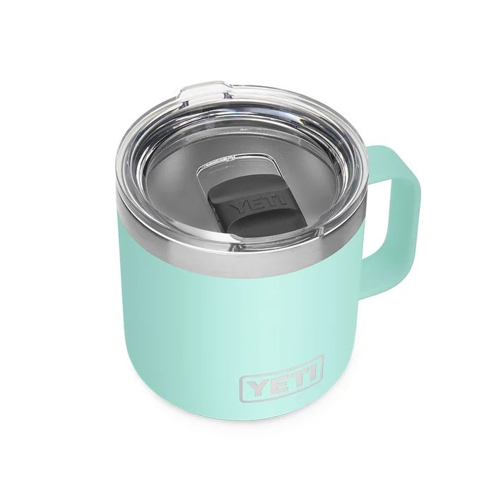 Load image into Gallery viewer, YETI Rambler 14 OZ Mug With Magslider Lid in the color Seafoam
