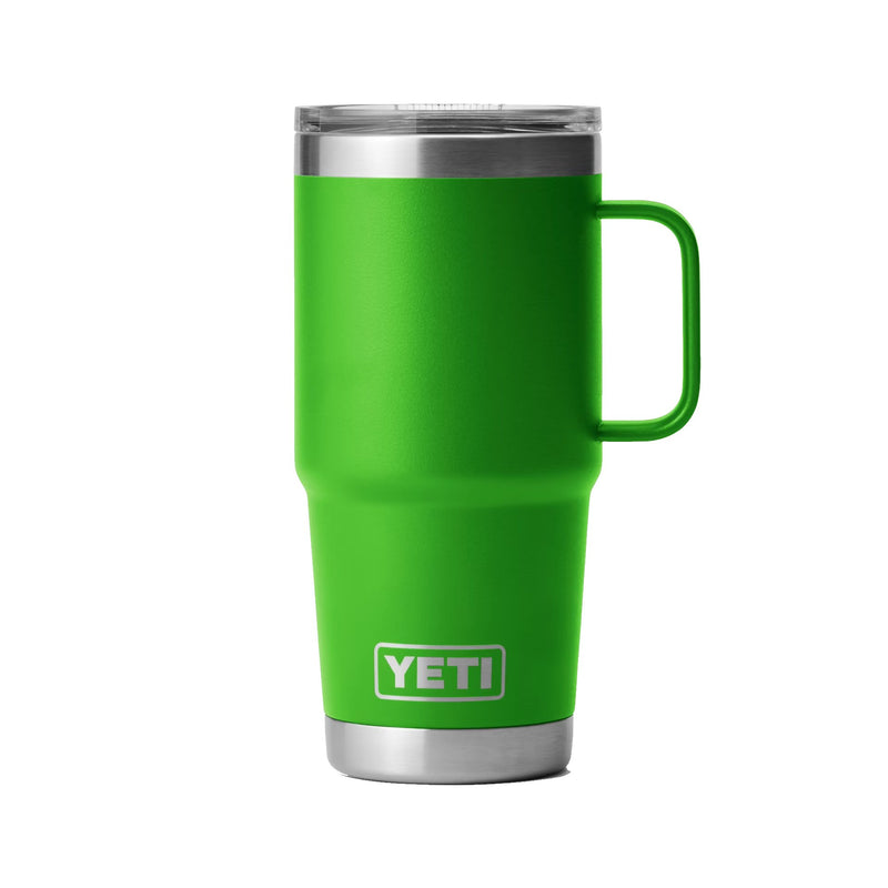 Load image into Gallery viewer, YETI Rambler 20 oz Travel Mug with Stronghold Lid in the color Canopy Green.
