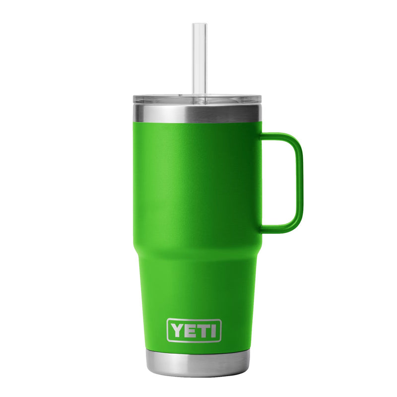Load image into Gallery viewer, Yeti Rambler 25 OZ Straw Mug in the color Canopy Green.
