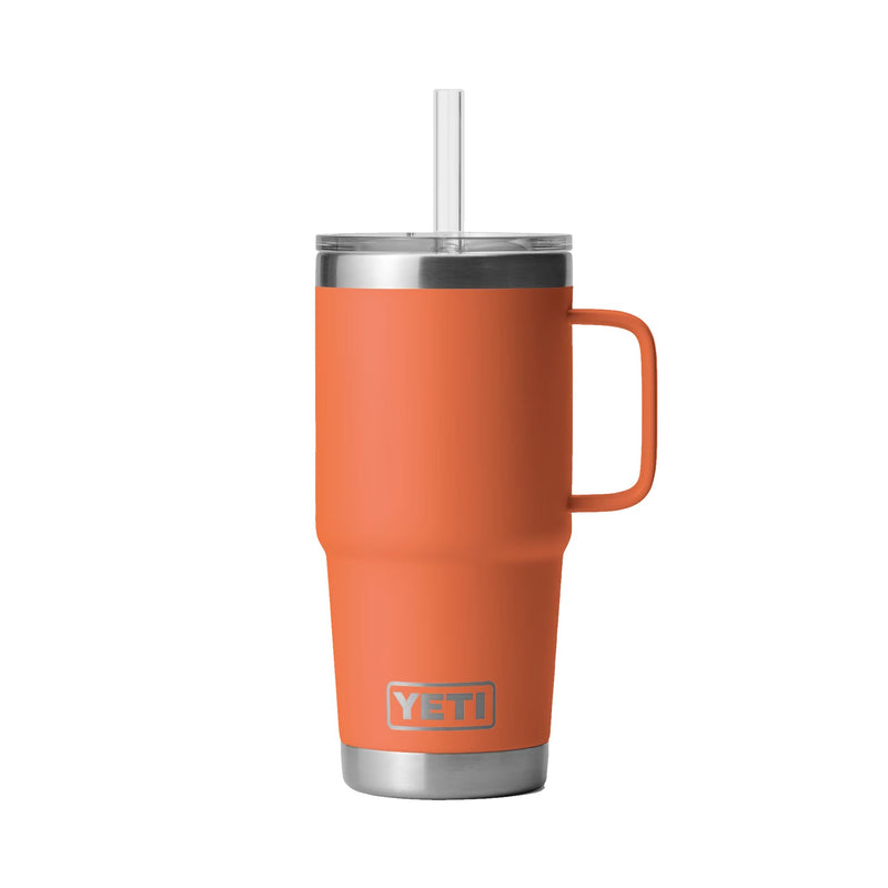 Load image into Gallery viewer, Yeti Rambler 25 OZ Straw Mug in the color High Desert Clay.
