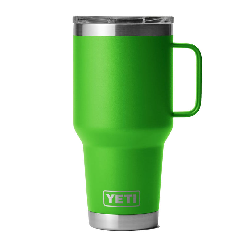 Load image into Gallery viewer, Yeti Rambler 30 oz Travel Mug With Stronghold Lid in the color Canopy Green.
