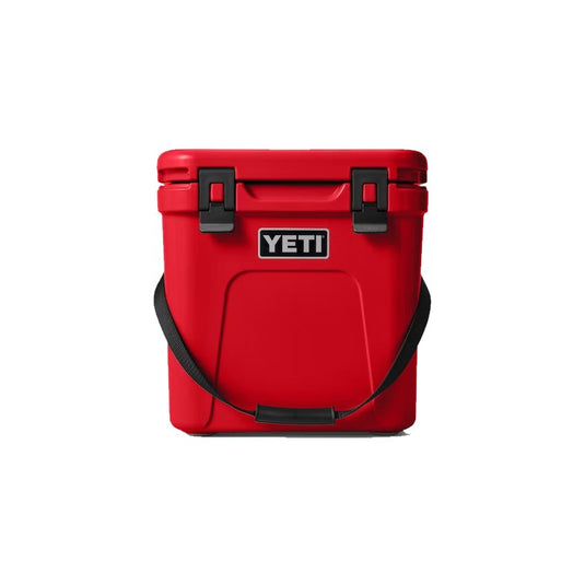 YETI Roadie 24 Cooler Hard Cooler in the color Rescue Red.