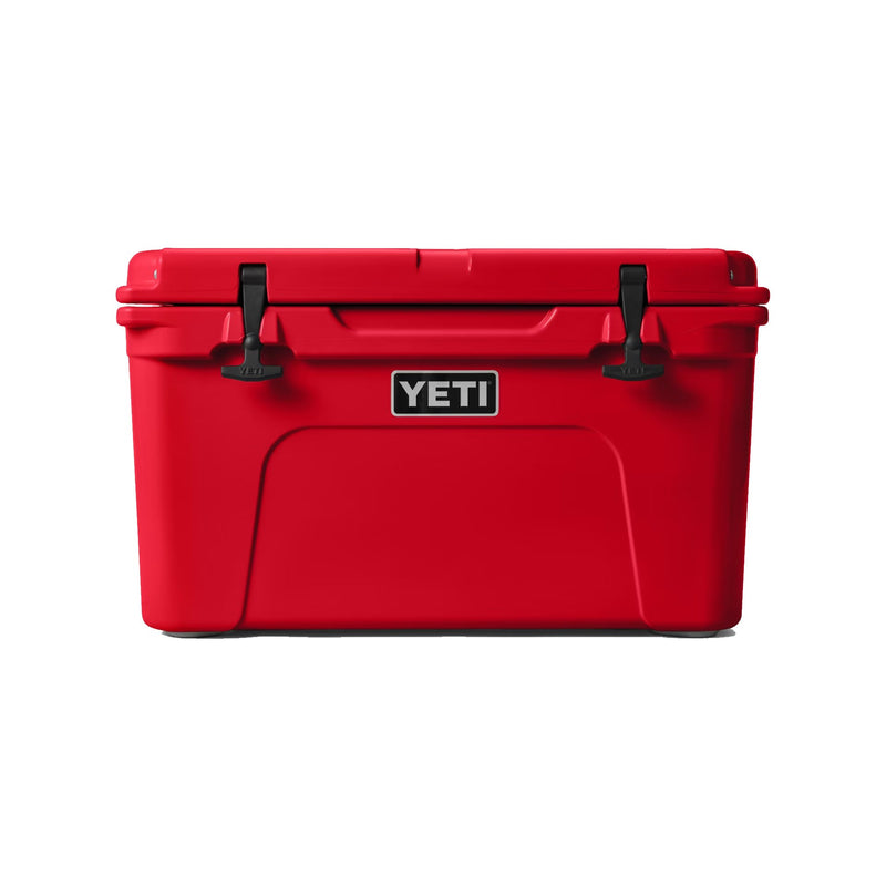 Load image into Gallery viewer, Yeti Tundra 45 Hard Cooler Hard Cooler in the color Rescue Red.
